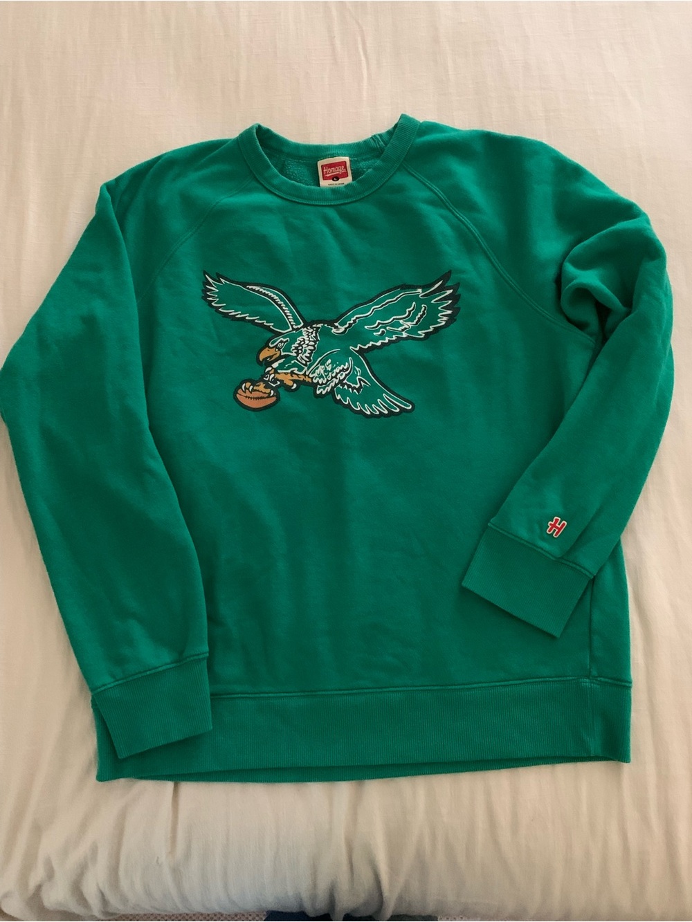 HOMAGE Philadelphia Eagles Graphic Crewneck Sweatshirt